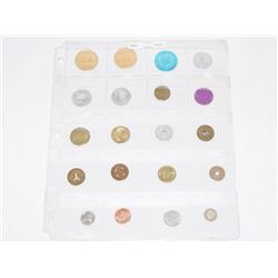 Sheet Of 20 Collectable Tokens
