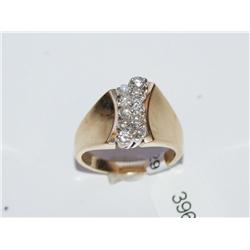 1.00Ctw Diamond Cocktail Design Ladies Ring