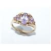 Image 1 : Ladies 10 KT Gold Amethyst Ring