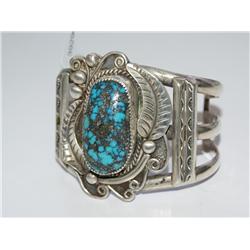 Navajo Turquoise & Silver Cuff Bracelet