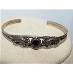 Vintage Amethyst & Sterling Bracelet