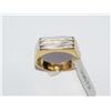 Vermeil 14kt Two Tone Hand Made Men's Ring