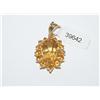 35.00Ctw AAA Yellow Citrine Hand Made Pendant