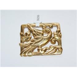 18k Vermeil Vintage Designer  Signed Coro Brooch