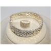 Italian Milan Sterling Bracelet & Ring-2 Times Bid