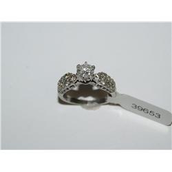 1.50Ctw Diamond Platinum Hand Made Ladies Ring