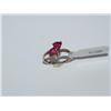 Image 1 : AAA Chatham Ruby & Diamond Ladies Ring