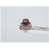 Image 1 : AAA  Amethyst Vintage Oval Ladies Ring