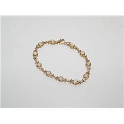 AAA Australian Opal & Diamond Tennis Bracelet