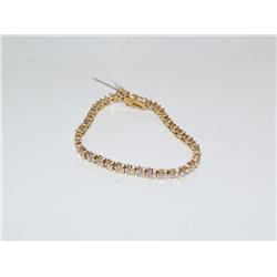 18k Vermeil 4ctw CZ Tennis Bracelet