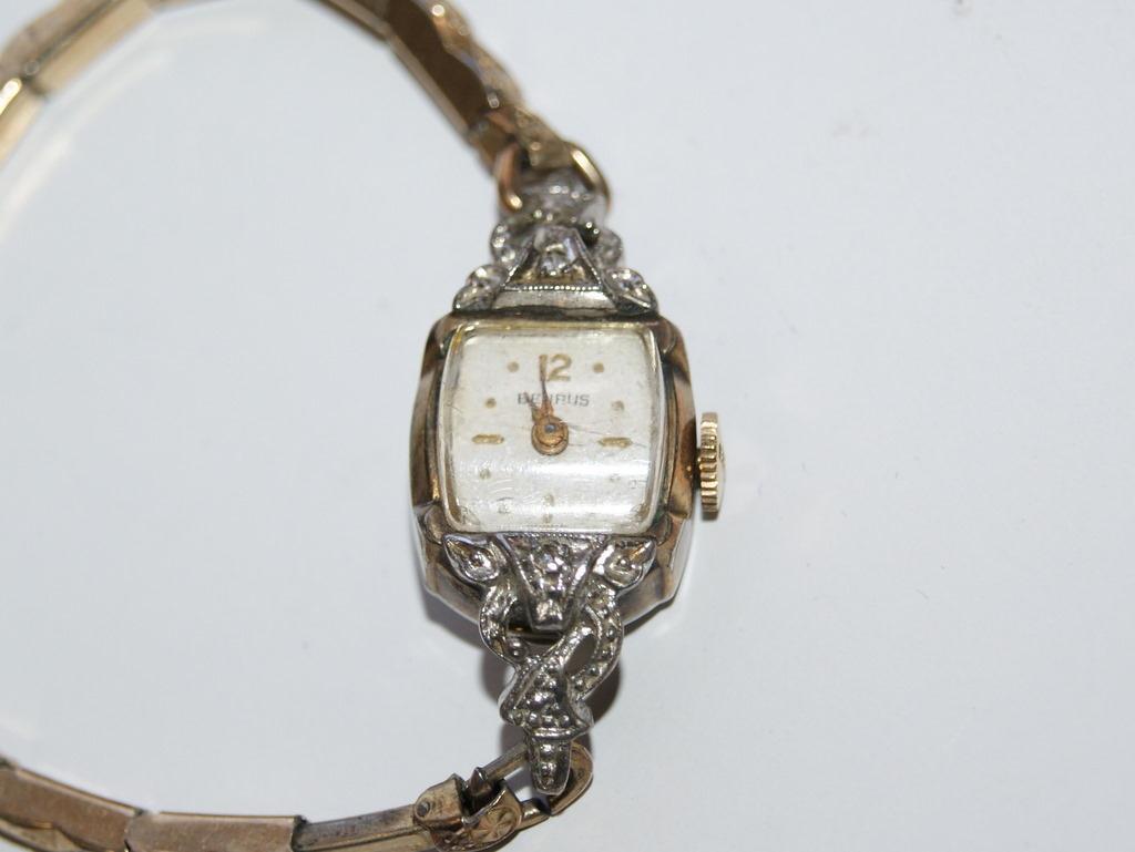 1920's Benrus Diamond Bezel Wind up Watch