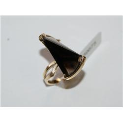20.00Ctw AAA Smokey Quartz Ladies Ring