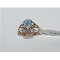 AAA Australian Opal & Diamond Ladies Ring