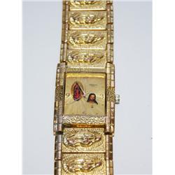 Gold Plated Geneva Quartz Watch