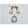 Image 1 : AAA Australian Opal Pendant & Earring Set-2 Times$