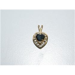AAA Cashmere Sapphire & Diamond Pendant