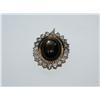 AAA Star Black Sapphire & Diamond Pendant