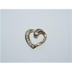Diamond Heart Shape Hand Made Ladies Pendant
