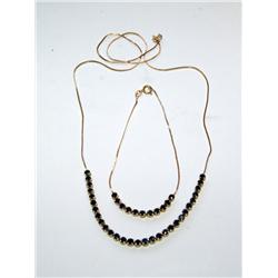 AAA Cashmere Sapphire Necklace & Bracelet X$