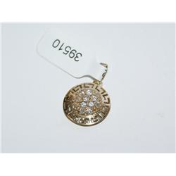 Diamond Greek Design Hand Made Ladies Pendant