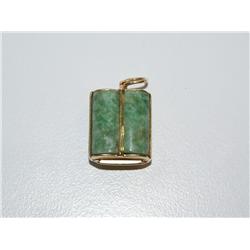 AAA Green Jade Hand Made Ladies Pendant