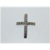 Image 1 : Diamond Cluster Hand Made cross Pendant
