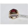 Image 1 : AAA Chatham Ruby Hand Made Men's Ring