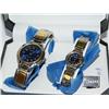Image 1 : Geneva His & Hers Wristwatch Set Mint In Box