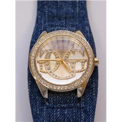 Guess White Gemstones Bezel Ladies watch