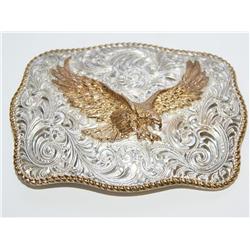 Cowboys Hand Engraved Eagle Design Buckle
