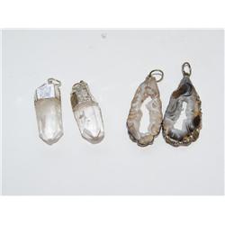 Agate Earrings & Crystal Earrings