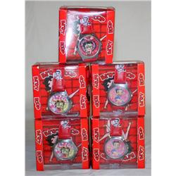 5 Collectible Betty Boop Watches-5 Times the Money