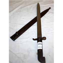 Vintage Bayonet & Scabbard w/ 13" Blade
