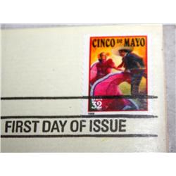 6 First Day Issue Stamps W/ 22k Copy Of Stamp