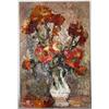 Image 3 : Oil on Board of Flowers and Vase