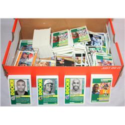 Box of  Collectible Football Cards