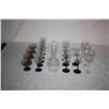 Image 1 : Lot of Glassware - 3 Toscany Hand Blown Romania