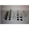 Image 3 : Lot of Glassware - 3 Toscany Hand Blown Romania