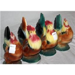 4 Piece Porcelain Chicken Set