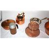 Image 1 : 9 Pieces Of Kitchen Copperware