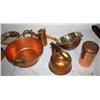 Image 2 : 9 Pieces Of Kitchen Copperware