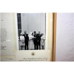 President Johnson Memorabilia Signed, Framed