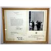 Image 4 : President Johnson Memorabilia Signed, Framed