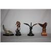 Image 6 : 4 Collectible Animal Statues