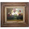 Image 1 : Framed Oil on Canvas of Roses