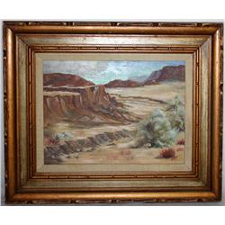 Framed Oil on Canvas