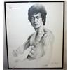 Image 3 : Framed Drawing of Bruce Lee