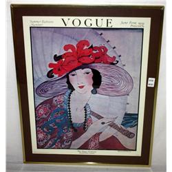 Framed Vogue Print