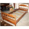 Vintage Wood Twin Bed