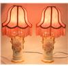 2 Flower Design Table Lamps